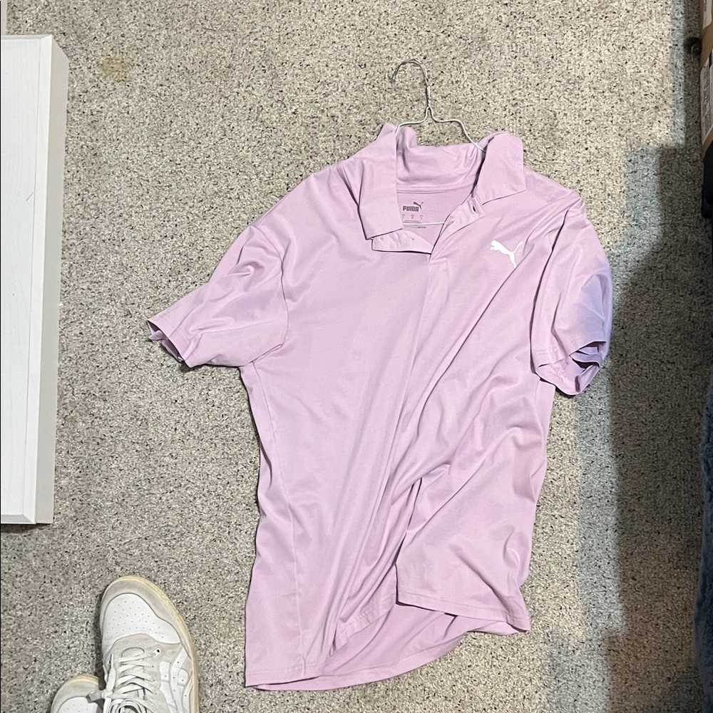 Puma Women's Light Purple Polo Shirt